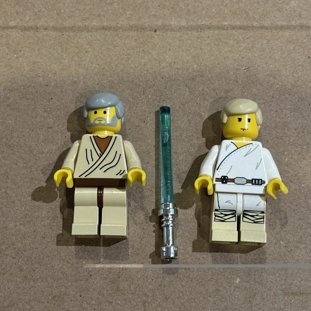 Lego 1999 Star Wars 7101 7110 71111 7121 7128 Complete Manual Box Mini figures